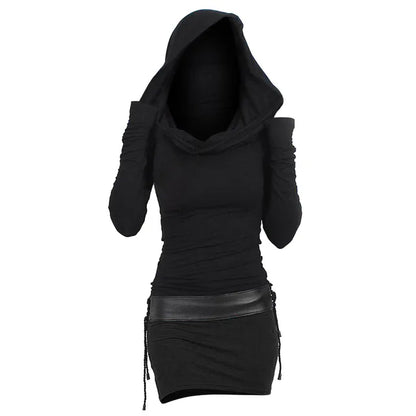 Casual & Comfortabel Kaplaarkleed met Lange Mouwen - Selina
