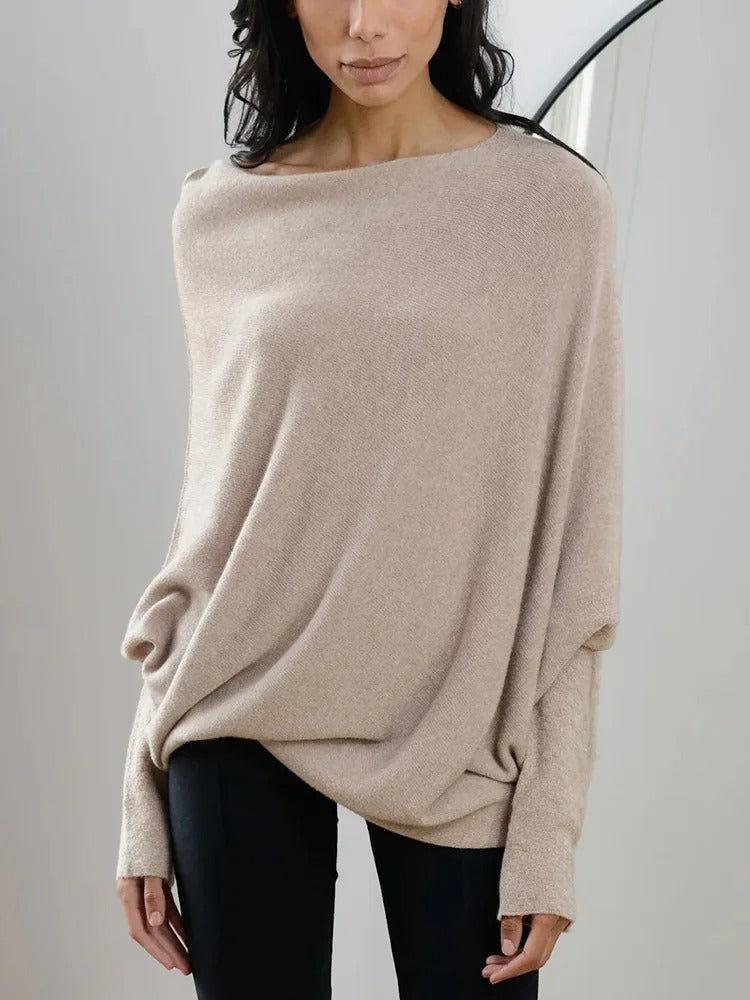 Trendy Off-Shoulder Trui voor Dames - Livia