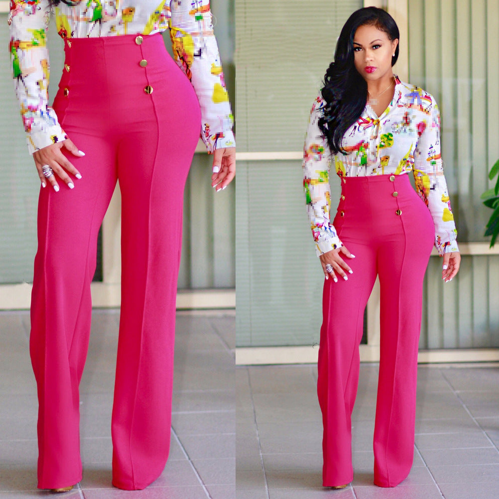 High Waist Long Pants™