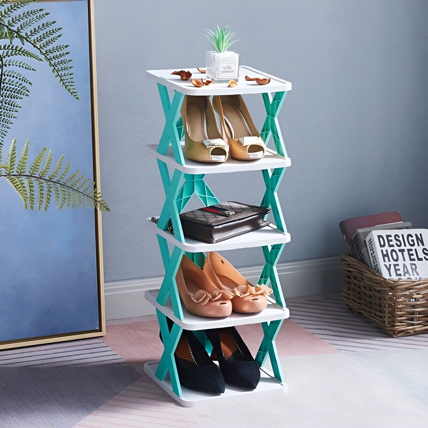 Multifunctioneel en Opvouwbaar Schoenenrek - SpaceSaver