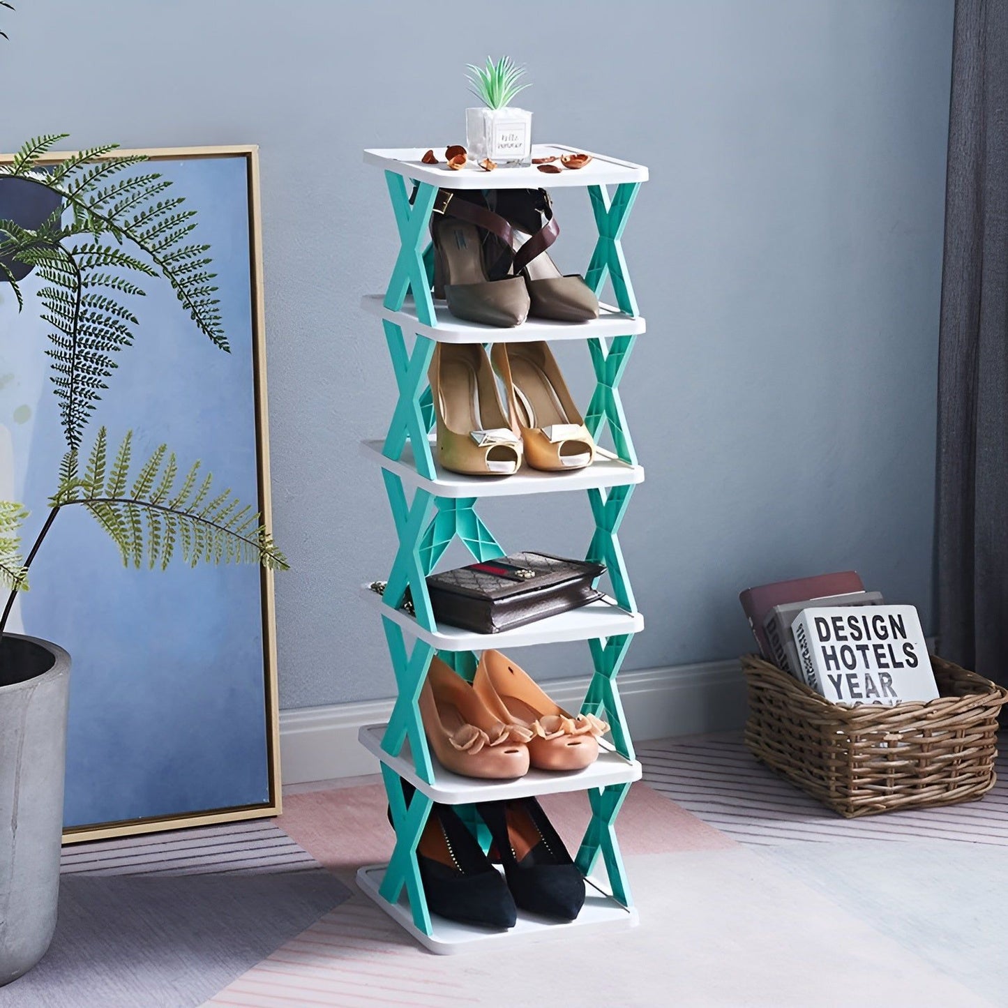 Multifunctioneel en Opvouwbaar Schoenenrek - SpaceSaver