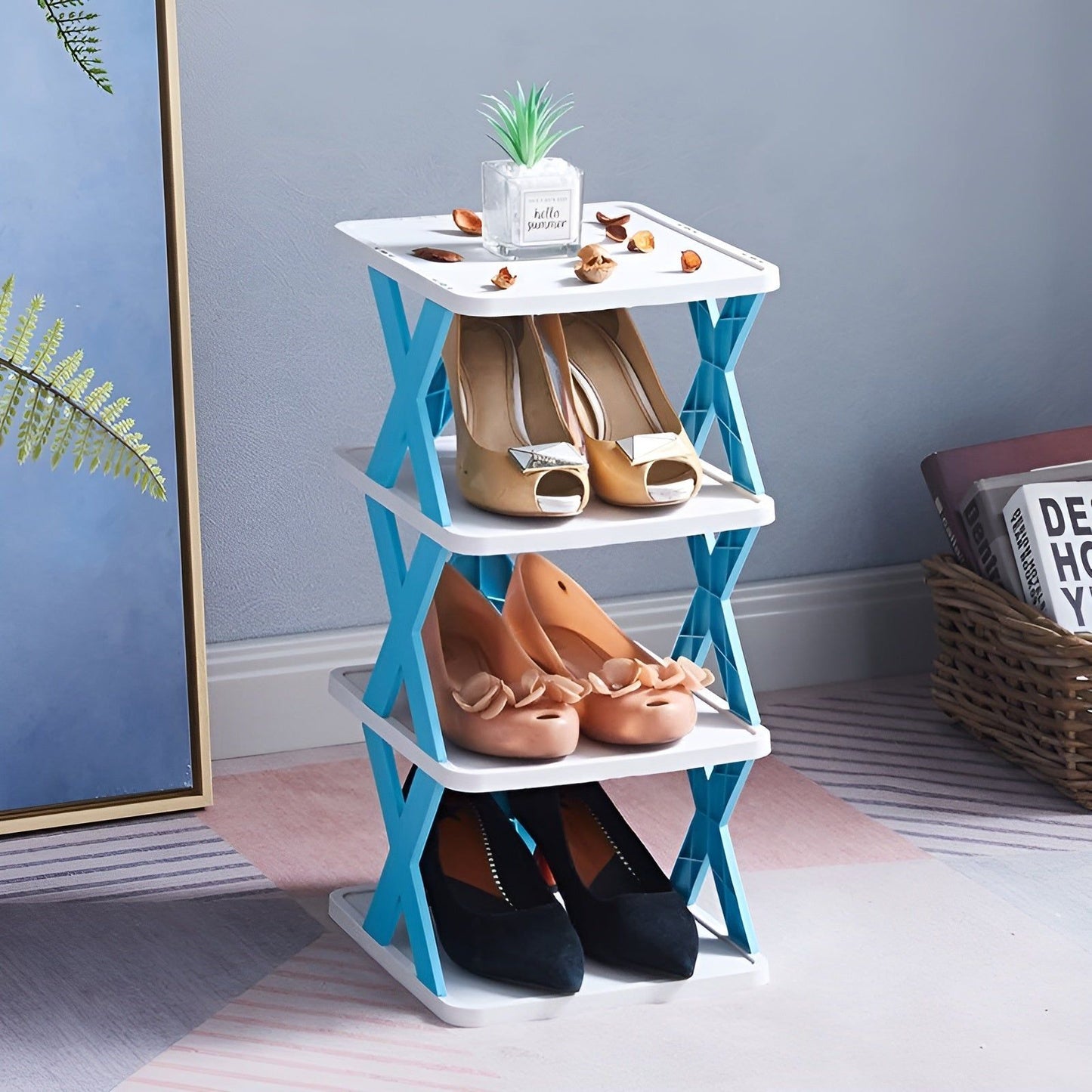 Multifunctioneel en Opvouwbaar Schoenenrek - SpaceSaver