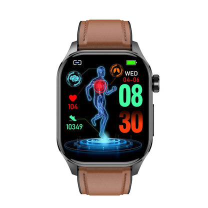 Smartwatch met ECG, Bloedsuiker- en Bloeddrukmonitoring - HealthSync