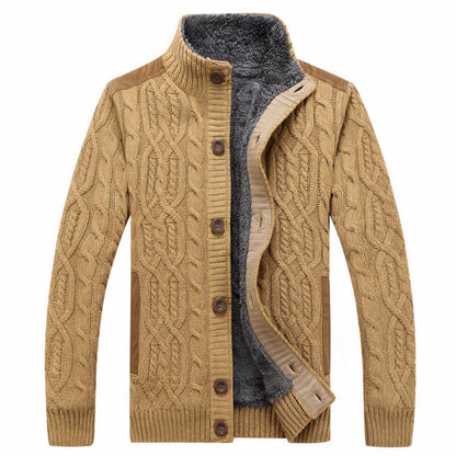 Heren Gebreid Vest met Warme Voering – Tobias