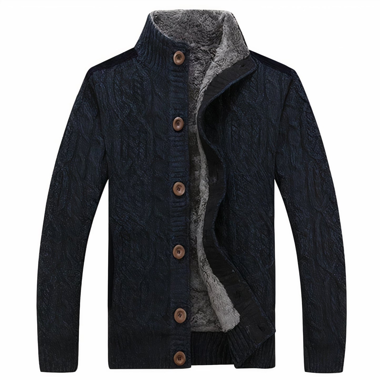 Heren Gebreid Vest met Warme Voering – Tobias