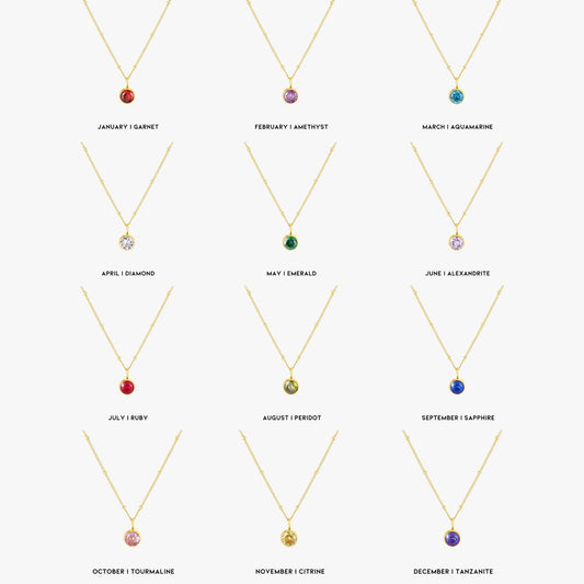 Geboortesteen Ketting - Aurora