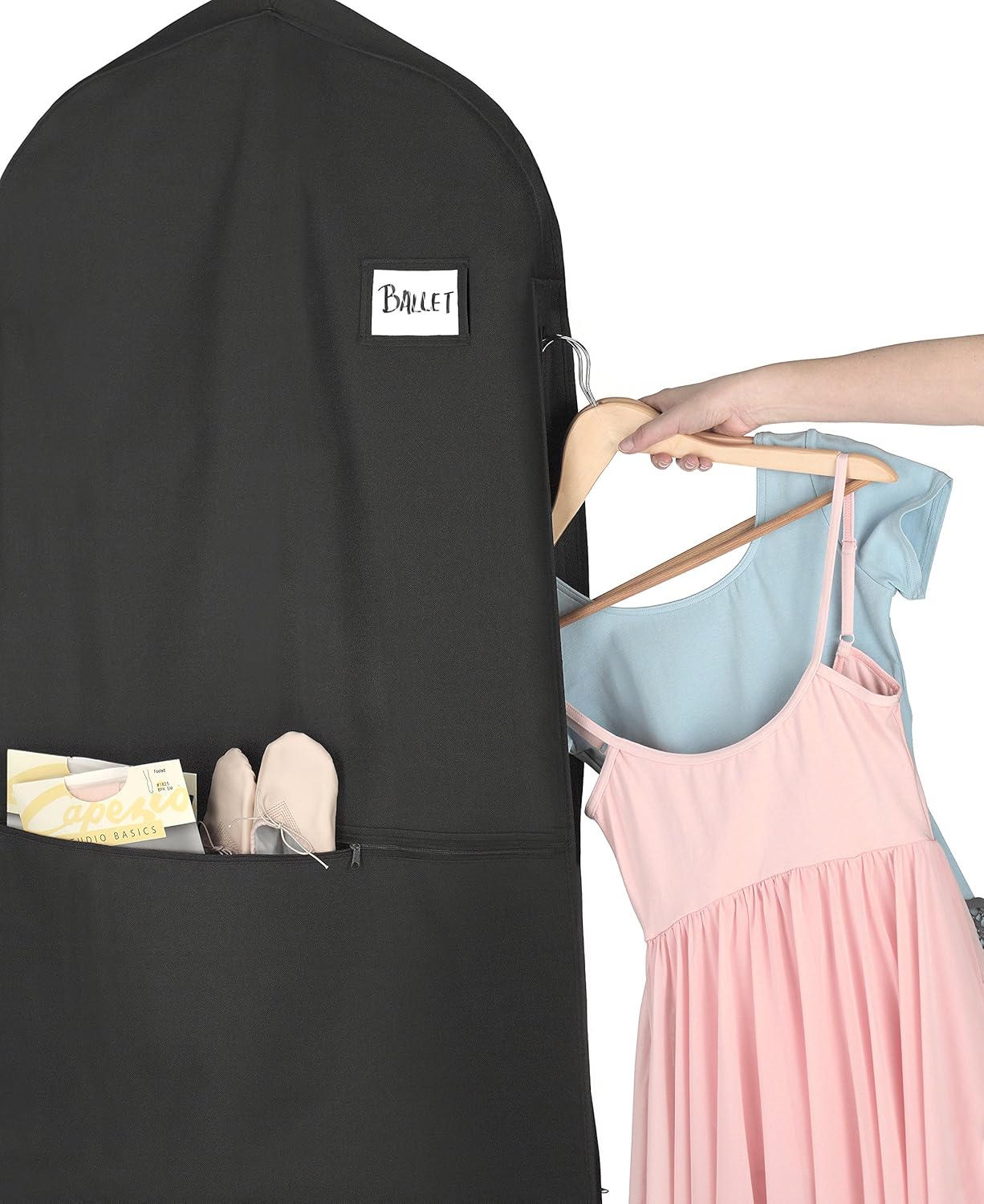 Waterafstotende kledingtas met rits en accessoirevak