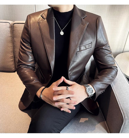 Leren Blazer voor Heren - Maverik