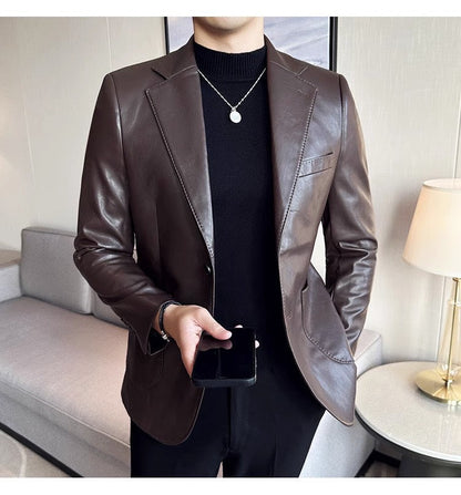 Leren Blazer voor Heren - Maverik