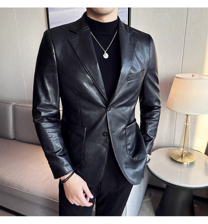 Leren Blazer voor Heren - Maverik