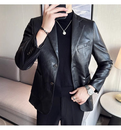 Leren Blazer voor Heren - Maverik