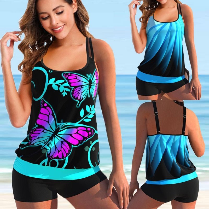 Plus Size Tankini voor Strand & Zwembad - Marielle