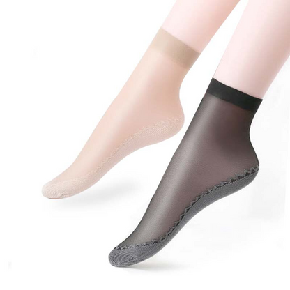 Fluwelen Zijde Vrouwen Sokken | Comfortabel & trendy