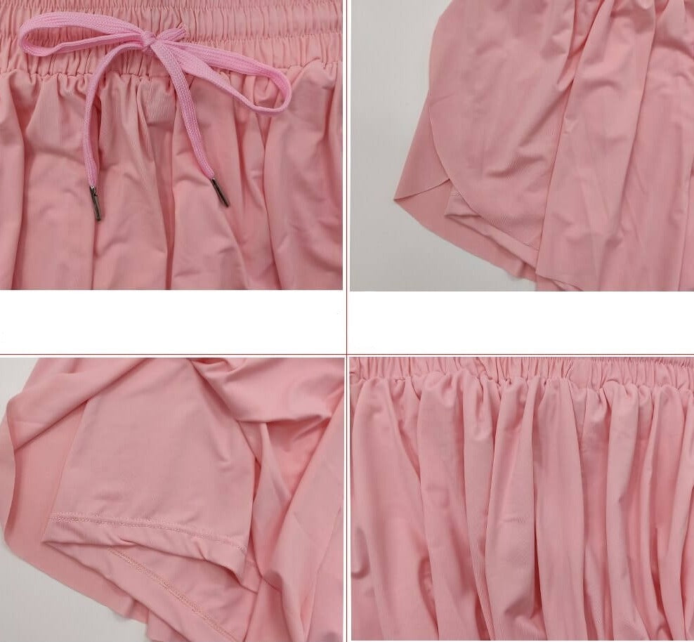 2-in-1 flowy fitness short