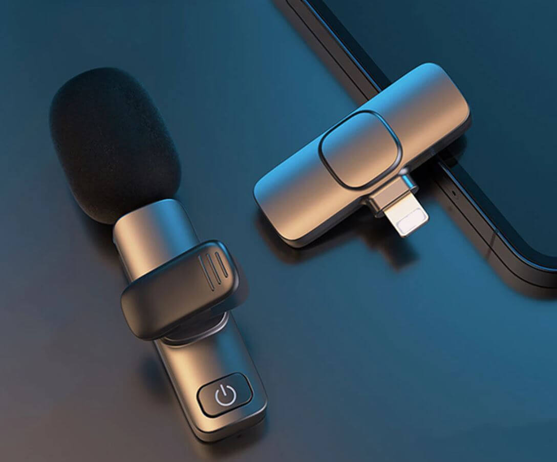 Draadloze Clip-On Lavalier Microfoon