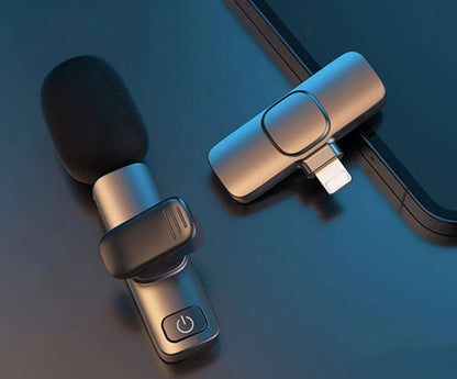 Draadloze Clip-On Lavalier Microfoon