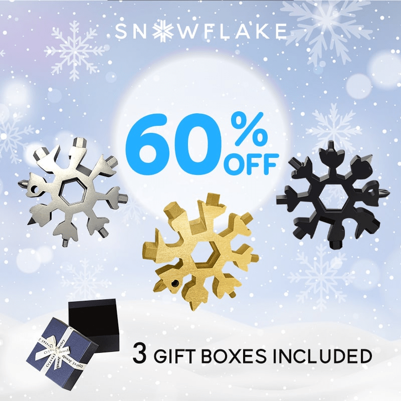 Snowflake™ - MultiTool 18-in-1