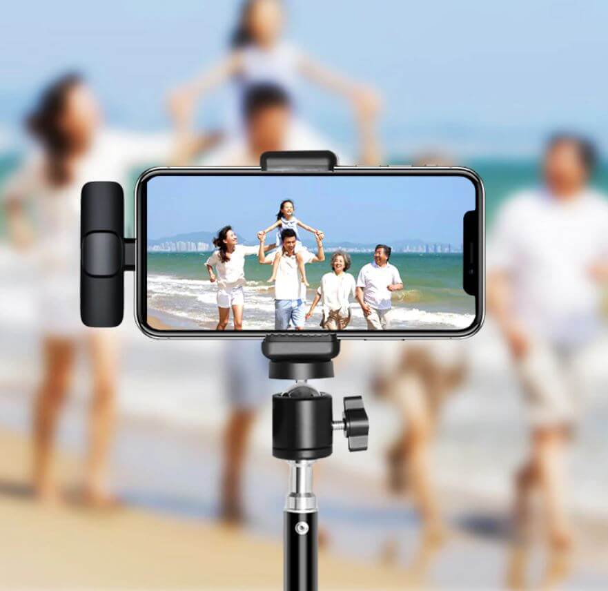 Draadloze Clip-On Lavalier Microfoon