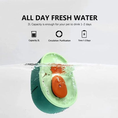 Avocado water fontein
