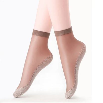 Fluwelen Zijde Vrouwen Sokken | Comfortabel & trendy