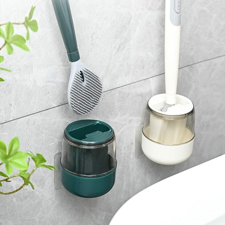 Hygiënische Toiletborstel met Zeepverdeler