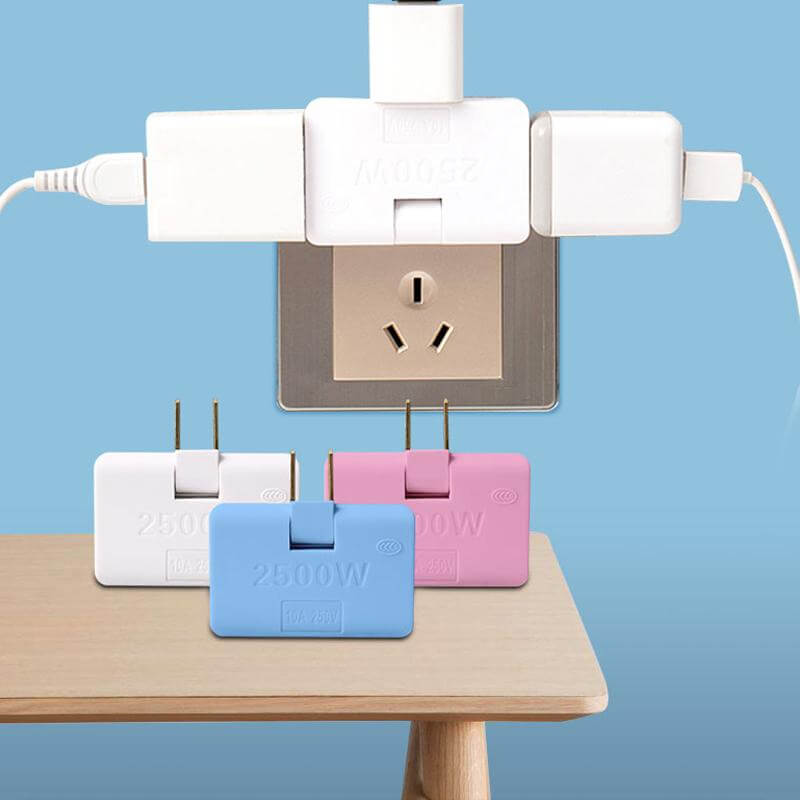 3-in-1 Draaibare Contactdoosconvertor