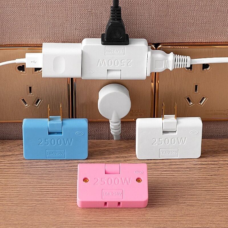 3-in-1 Draaibare Contactdoosconvertor