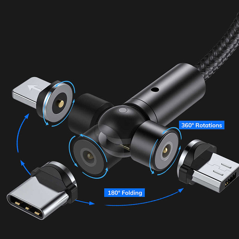 360° Magnetic Charging Cable™️ (1+2 GRATIS)