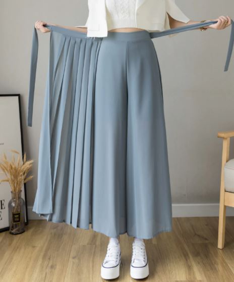 Pleated Chiffon Fashion Pants™
