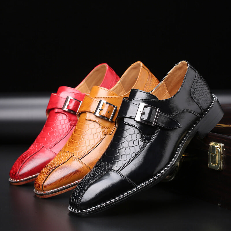 Mannen Formele Krokodil Patroon Schoenen