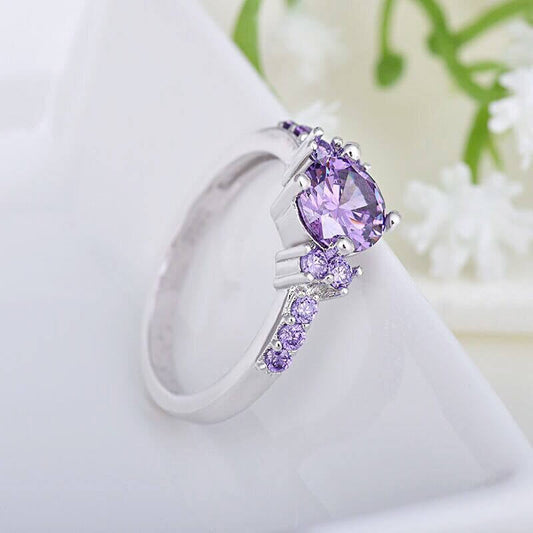 Amethist Eternity Ring
