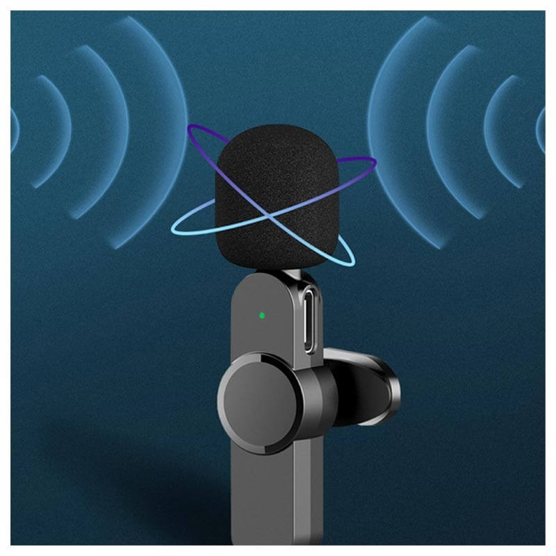 Draadloze Clip-On Lavalier Microfoon
