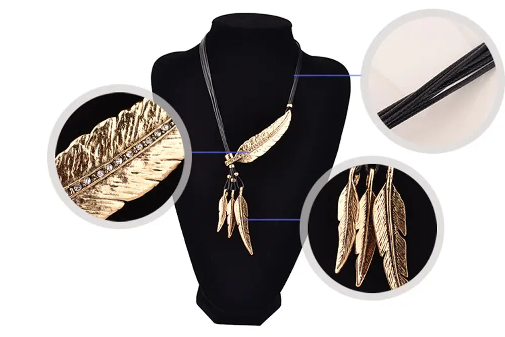Boheemse Veren Ketting