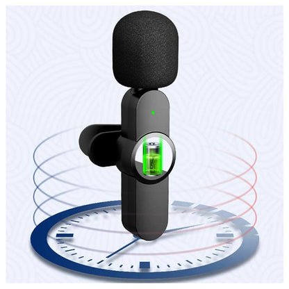 Draadloze Clip-On Lavalier Microfoon