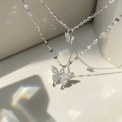 Double Butterfly Ketting