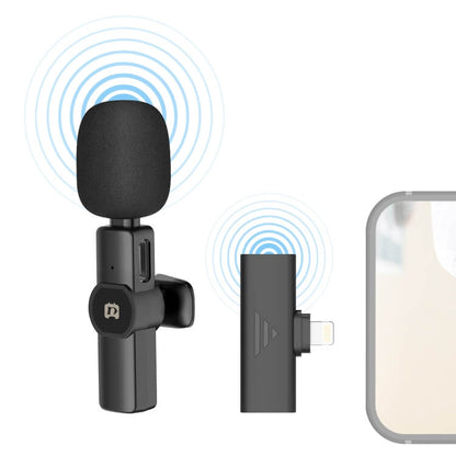 Draadloze Clip-On Lavalier Microfoon