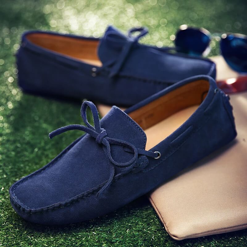 Mannen Ademend Leren Mocassins Schoenen