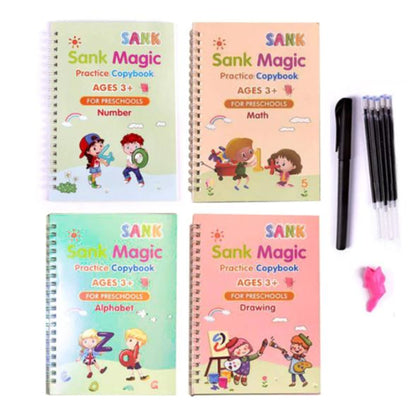Magisch Herschrijfbaar Oefenboek voor Kids | 2+2 GRATIS