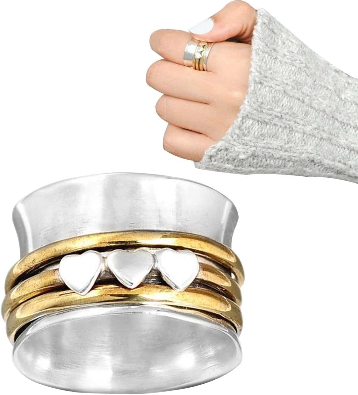 Brede Band Harten Ring