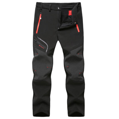 Heren winter gevoerde waterdichte broek