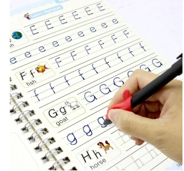 Magisch Herschrijfbaar Oefenboek voor Kids | 2+2 GRATIS