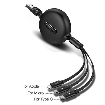 CAFELE Intrekbare Multi Oplaadkabel