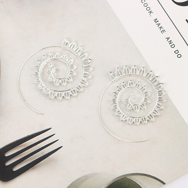 Boheemse Draaikolk Oorbellen