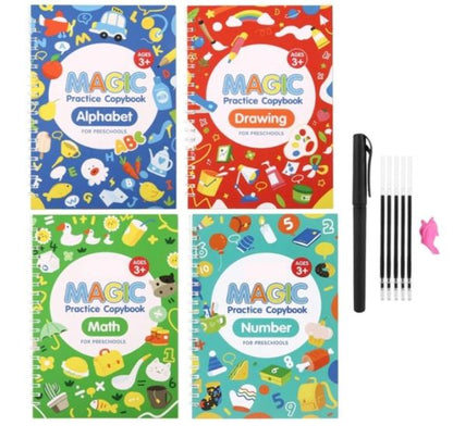 Magisch Herschrijfbaar Oefenboek voor Kids | 2+2 GRATIS