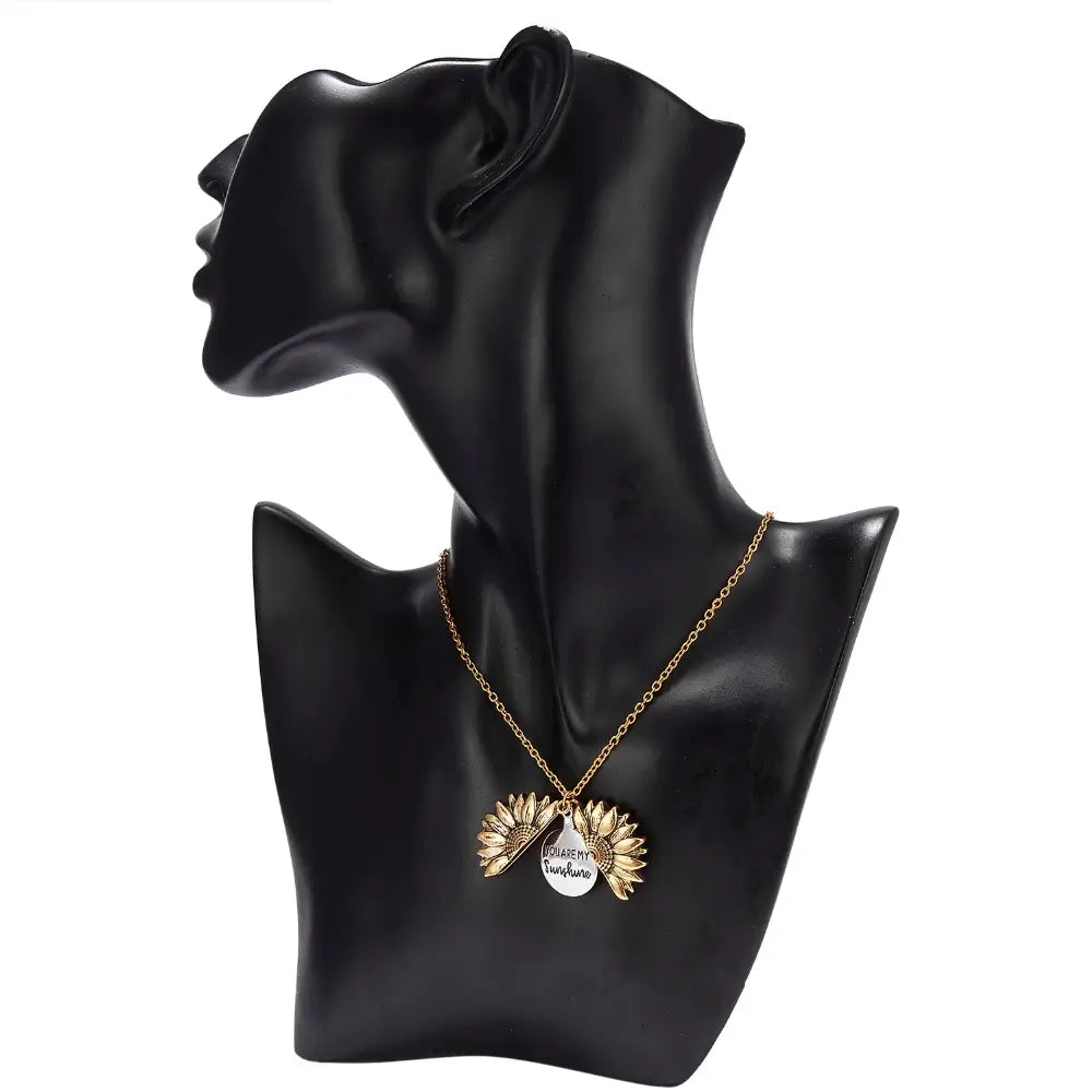 Jij bent mijn Zonneschijn Zonnebloem Ketting