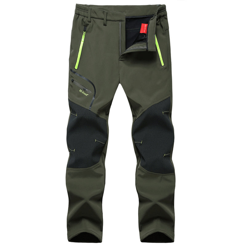 Heren winter gevoerde waterdichte broek