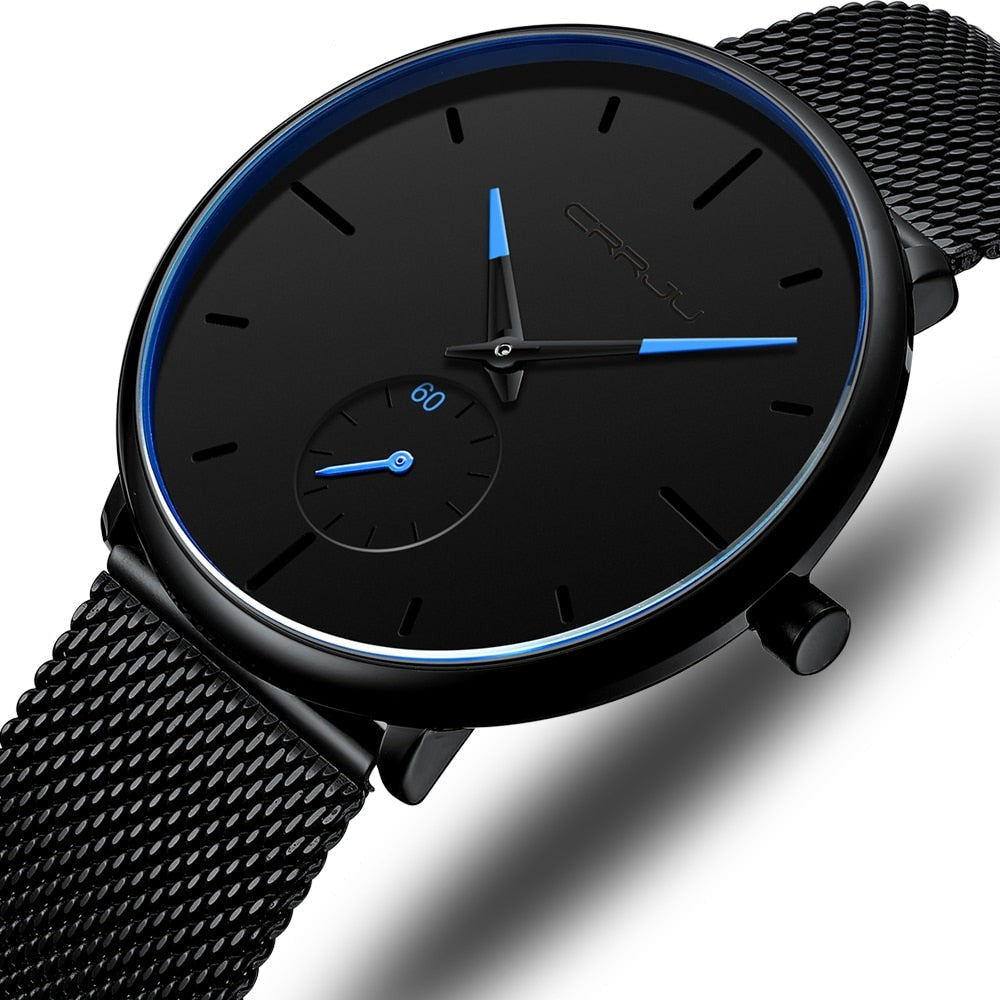 CRJJU Dunne Moderne Heren Horloge