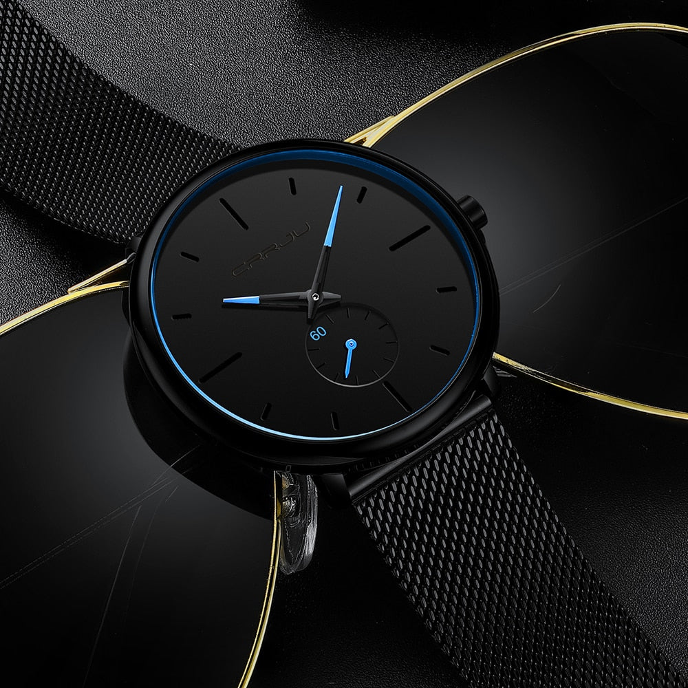 CRJJU Dunne Moderne Heren Horloge