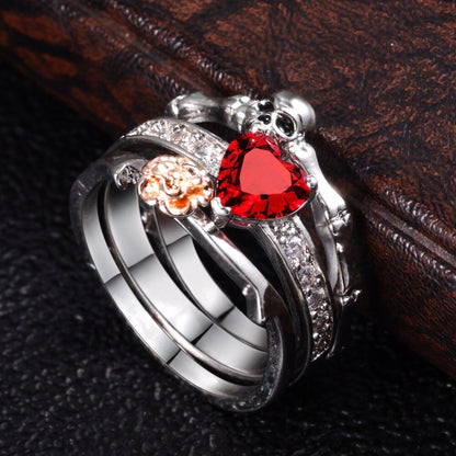 Skull Love Ring
