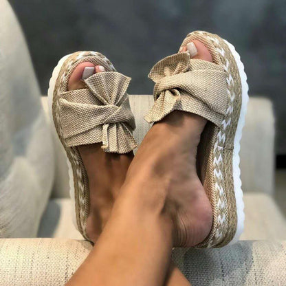 Plateau Sandals with Knot™